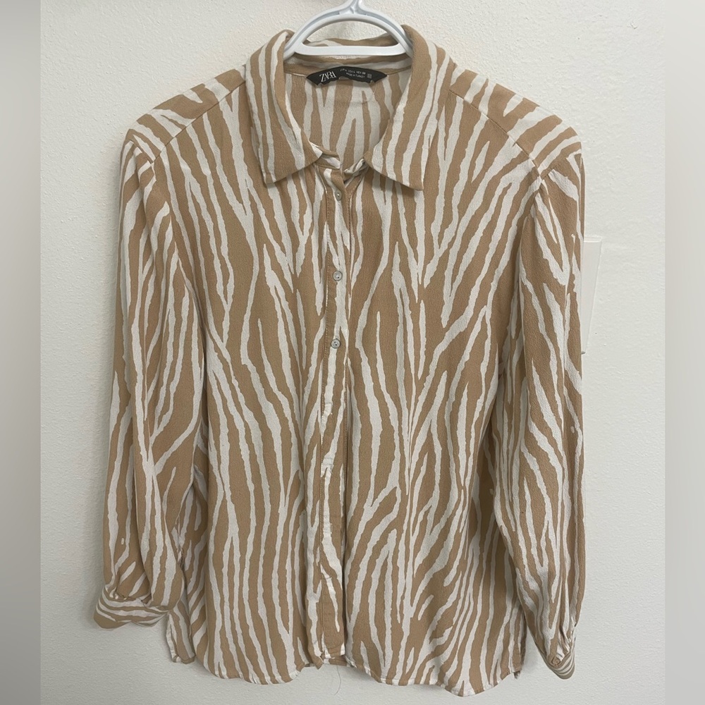 Zara button down shirt